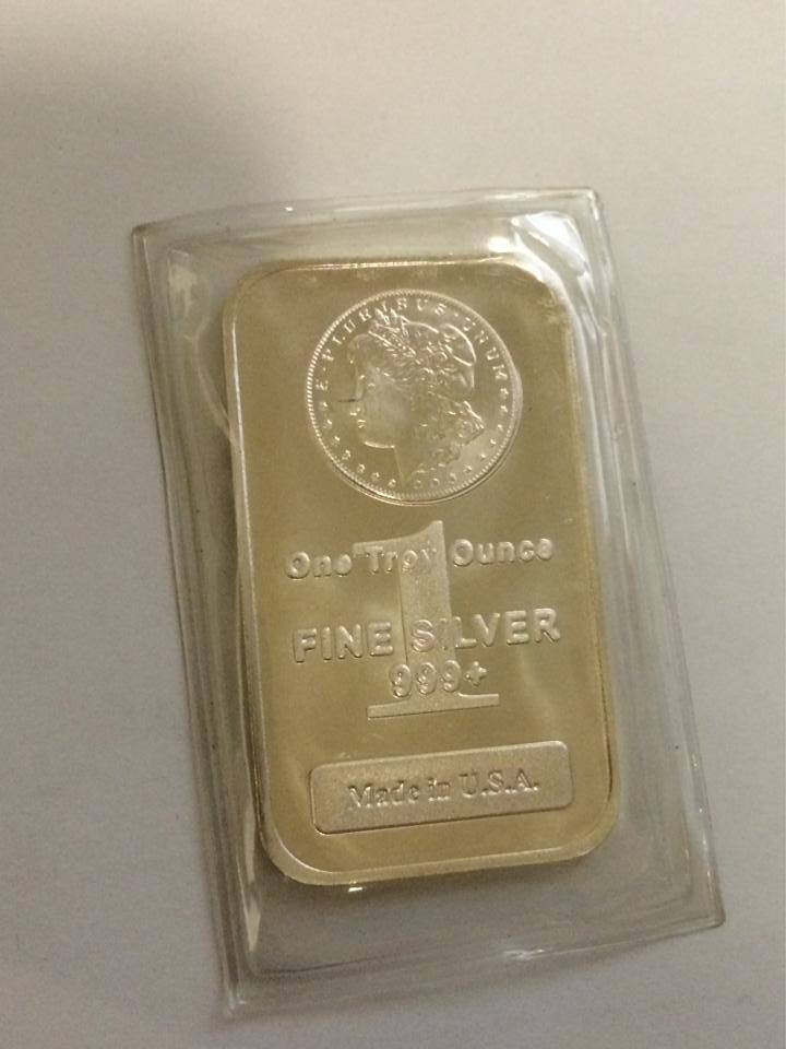 1 Troy Ounce Fine Silver Bar